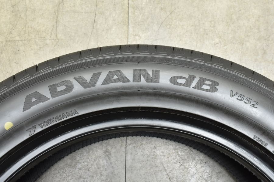 2023年製 新車外し品】ヨコハマ アドバン dB V552 225/55R18 4本セット