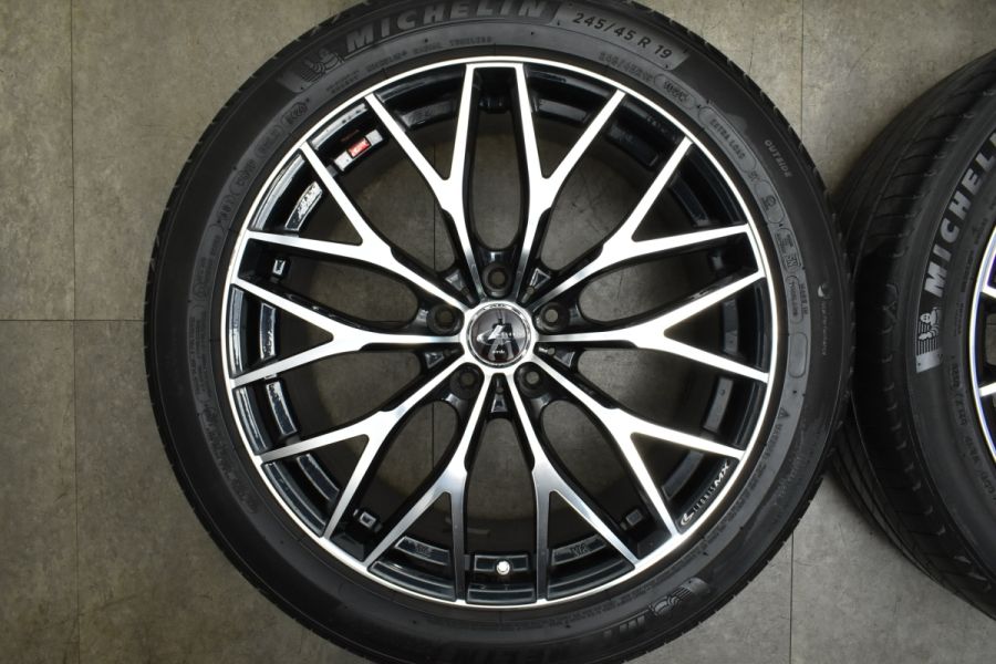 WEDS LEONIS MX 19×8J 5H 114.3 +35 × Rotalla RU01 245/40R19 サマータイヤホイール4本セット