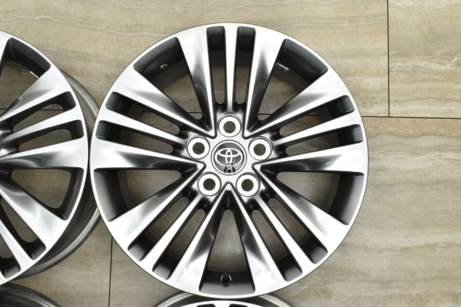 新車外し　アルファード40 純正18インチホイール4本　2025.5.17納車 新車外し品】トヨタ 40 アルファード 純正 18in 7J +40 PCD120 4