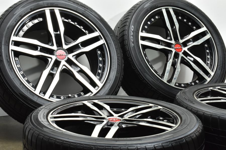 シャレン XF55 18in 7.5J +55 PCD114.3 トーヨー トランパス mpZ 225  