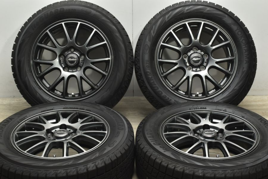 美品 バリ溝 iG70】ミスティーレ RB14 16in 6.5J +53 114.3 5H ヨコハマ アイスガード7 215/60R16 ヴェゼル  オデッセイ CX-3 MPV 中古 スタッドレスタイヤホイールセット | パーツ販売ナンバーワン