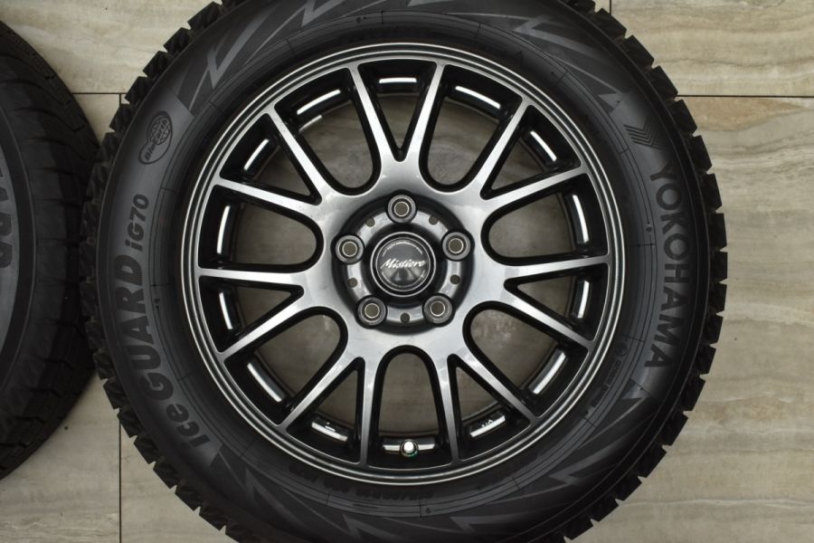 美品 バリ溝 iG70】ミスティーレ RB14 16in 6.5J +53 114.3 5H