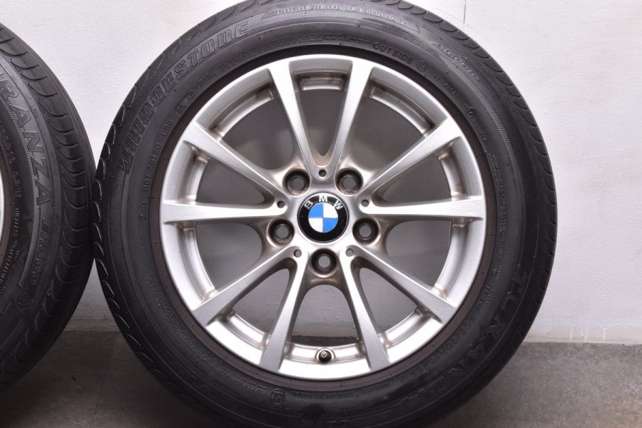 【BMW承認ランフラット付】F30 3シリーズ 純正 16in 7J +31 PCD120 Vスポーク・スタイリング390 ブリヂストン