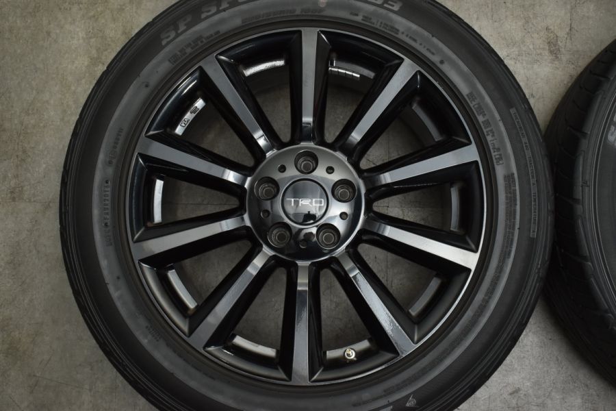 良好品】TRD TF6 18in 7.5J +47 PCD114.3 ダンロップ