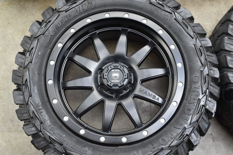 バリ溝 美品】ブラックマンバ O330 TYRANT 20in 9J±0 PCD139.7