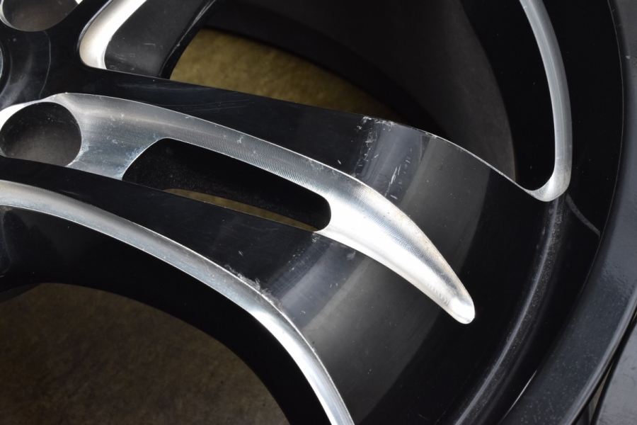 程度良好品】B.S.J JF010M 20in 8J +42 PCD114.3 4本セット 程度良好品】B.S.J JF010M 20in 8J +42 PCD114.3 4本セット