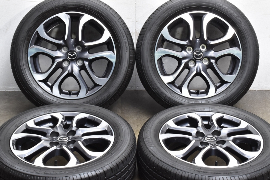 2019年製 バリ溝 美品】マツダ デミオ 純正 16in 5.5J +40 PCD100 トーヨー プロクセス R39 185/60R16  MAZDA2 マツダ2 流用 中古 タイヤホイールセット | パーツ販売ナンバーワン