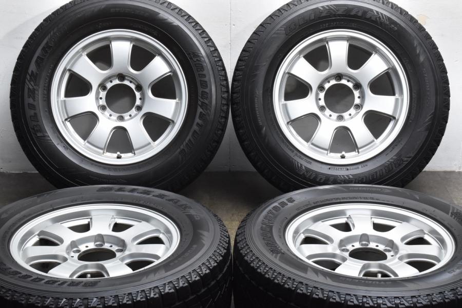 車検用に】ブリヂストン 17in 7.5J +35 PCD139.7 6H ブリザック