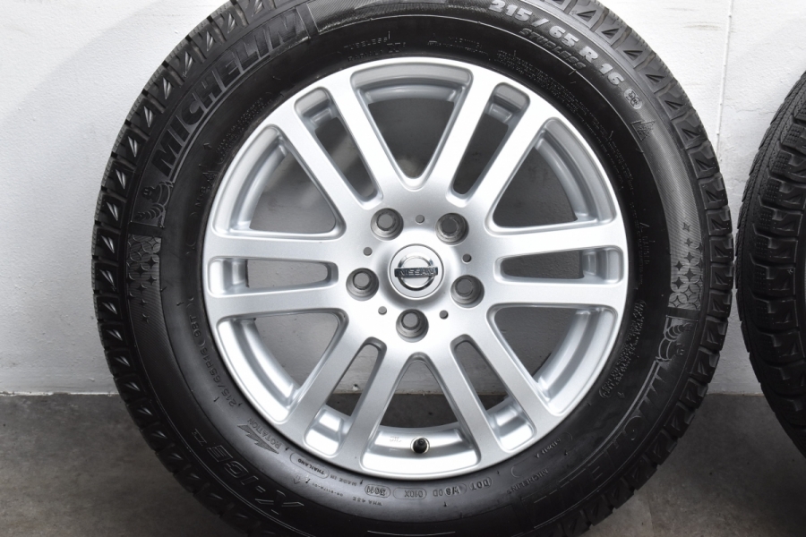 バリ溝 美品】ニッサン エクストレイル 純正 エスティ―ロ 16in 6.5J + 