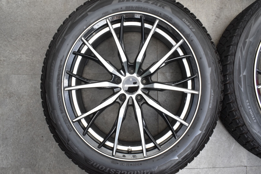 送料込] 4本価格LEXUSRX切削光輝 空気圧センサー付 DUNROPバリ溝