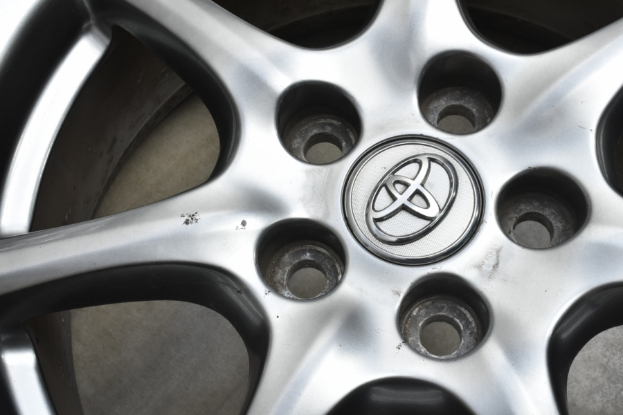 バリ山　50 エスティマ ハイブリッド 純正 17インチ　215/55R17 バリ山 トヨタ 50 エスティマ ハイブリッド 純正 17インチ 7J +