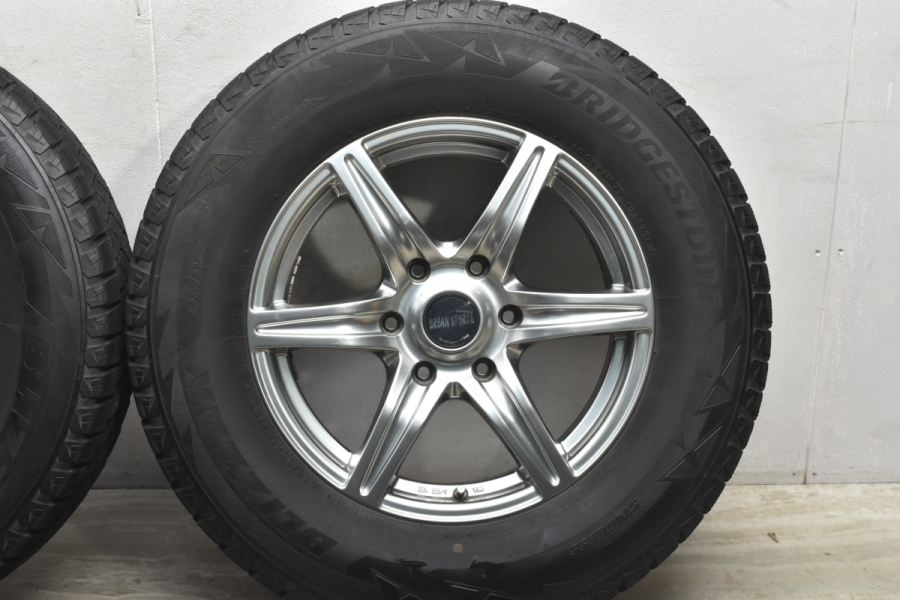 【美品】4×4エンジニアリング アーバンスポーツ 17in 7.5J +46 PCD139.7 ブリヂストン ブリザック DM-V2  265/65R17 パジェロ