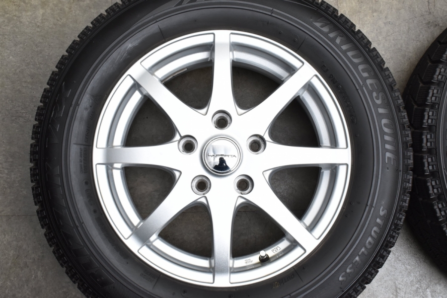美品】LAPORTA 15in 6J +53 PCD114.3 ブリヂストン ブリザック VRX 195/65R15 ノア ヴォクシー ステップワゴン  アクセラ アテンザ 車検用 中古 スタッドレスタイヤホイールセット | パーツ販売ナンバーワン