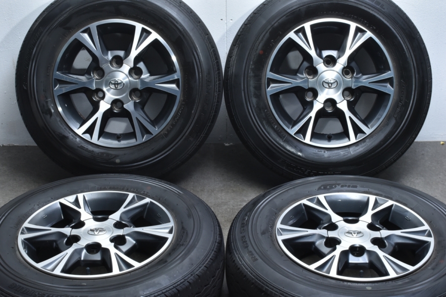 美品 オプション品】トヨタ 200 ハイエース 純正OP 15in 6J +35 PCD139 