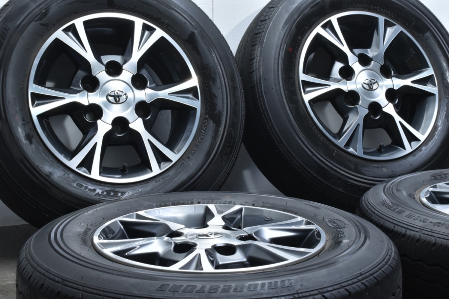 新車外し・極美品・送料込】現行ハイエース純正タイヤ＆ホイール5本☆