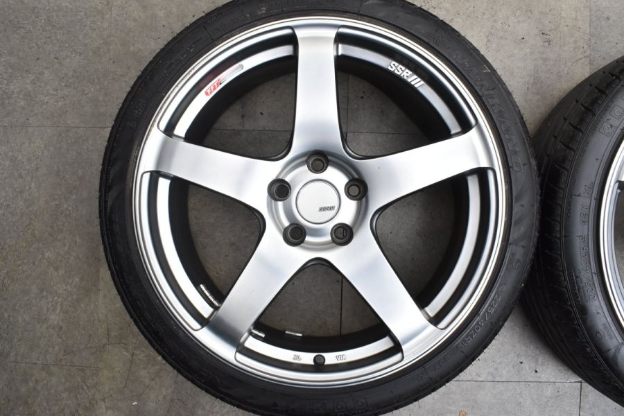 バリ溝】SSR GTV01 19in 8.5J +38 PCD114.3 ナンカン ノーベル
