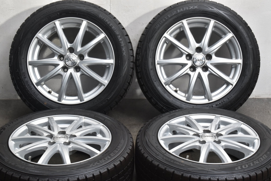 程度良好品】ジョーカー ハンター 15in 6J +43 PCD100 ダンロップ 
