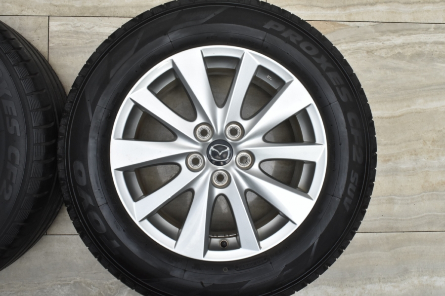 美品 バリ溝】マツダ CX-5 純正 17in 7J +50 トーヨー プロクセス CF2