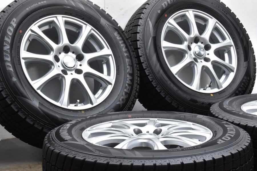 バリ溝 美品】DUFACT 16in 6.5J +40 PCD114.3 ダンロップ ウィンターマックス2 WM02 215/70R16 RAV4  ハリアー アウトランダー デリカD:5 中古 スタッドレスタイヤホイールセット | パーツ販売ナンバーワン