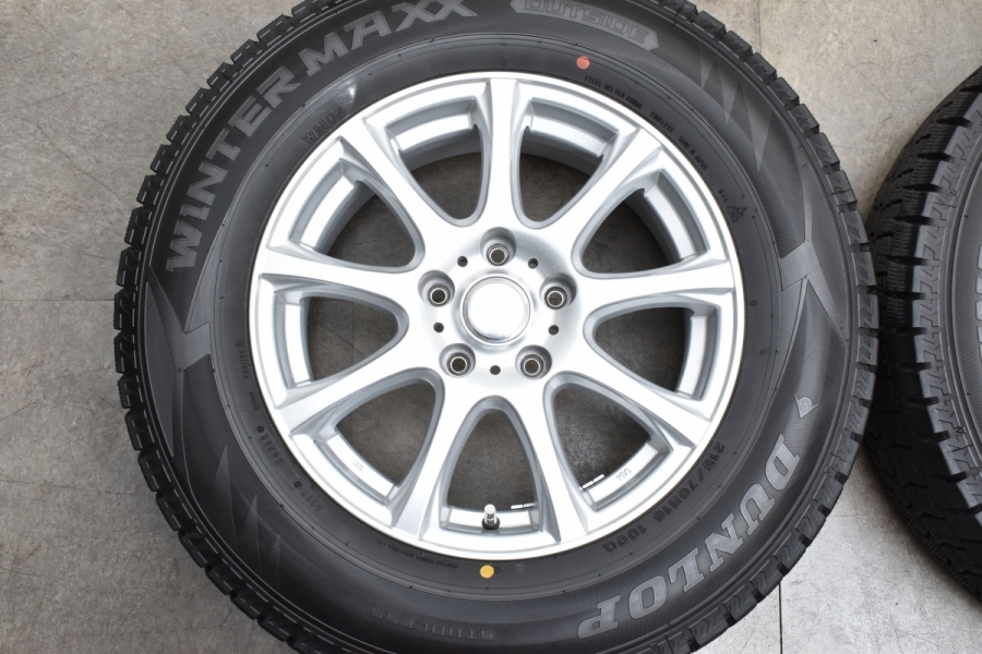 DUFACT 16インチホイール バリ溝 美品】DUFACT 16in 6.5J +40 PCD114.3 ダンロップ