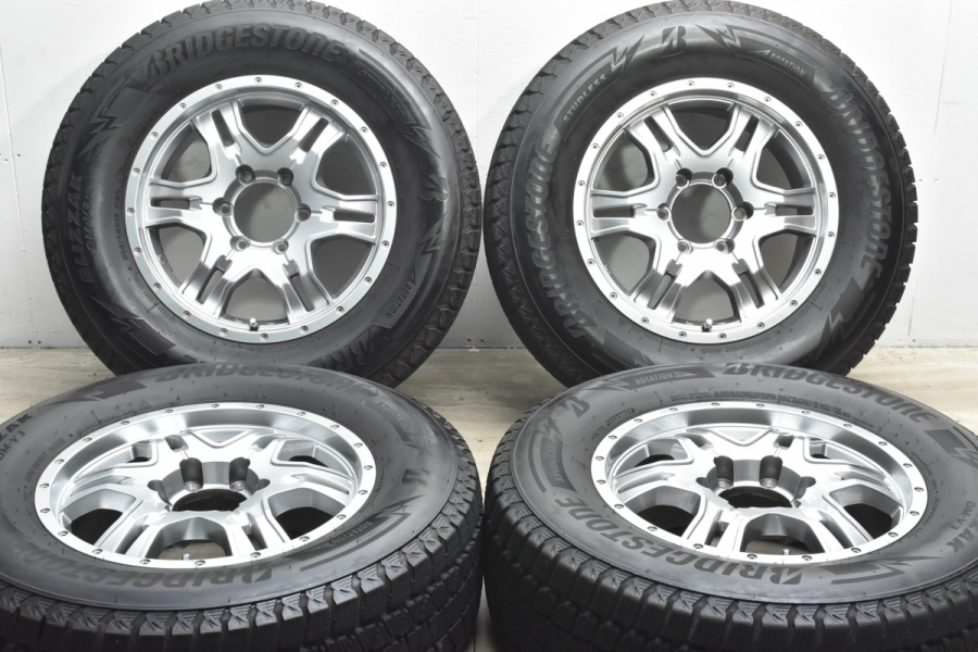 美品 バリ溝】KAZERA 17in 7.5J +40 PCD139.7 ブリヂストン ブリザック DM-V3 265/65R17 ハイラックス  サーフ プラド パジェロ能 中古 スタッドレスタイヤホイールセット | パーツ販売ナンバーワン