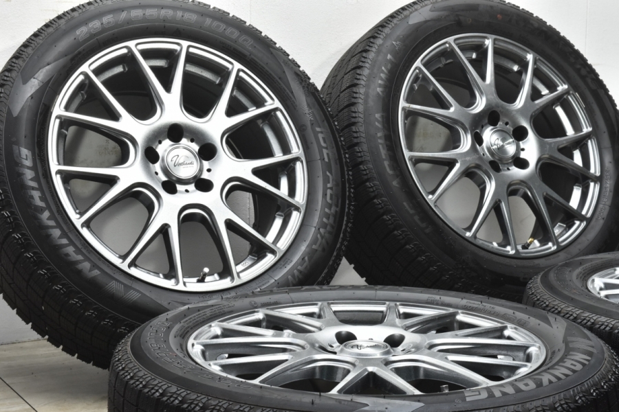 2021年製 バリ溝 美品】ヴェルサンディ YH-M7 18in 7.5J +38 PCD114.3 