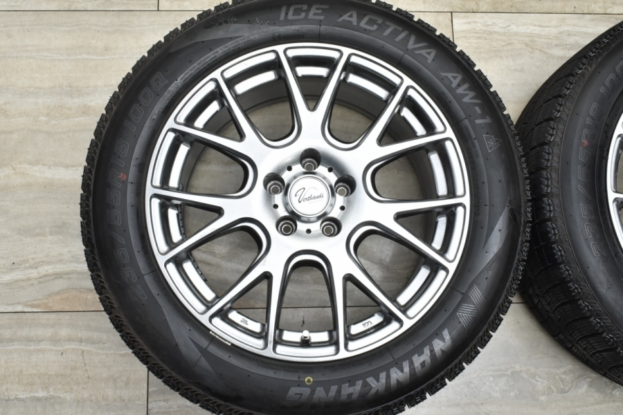 2021年製 バリ溝 美品】ヴェルサンディ YH-M7 18in 7.5J +38 PCD114.3 