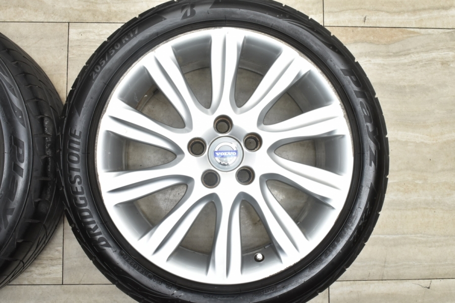 【正規品】ボルボ V40 純正 17in 7J +50 PCD108 ブリザック プレイズ PXII 205/50R17 品番:31381857  S40 流用 ノーマル戻し 車検用