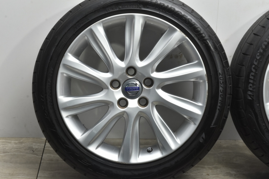 【正規品】ボルボ V40 純正 17in 7J +50 PCD108 ブリザック プレイズ PXII 205/50R17 品番:31381857  S40 流用 ノーマル戻し 車検用