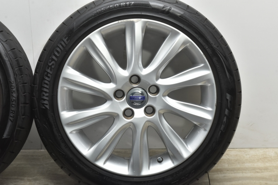 【正規品】ボルボ V40 純正 17in 7J +50 PCD108 ブリザック プレイズ PXII 205/50R17 品番:31381857  S40 流用 ノーマル戻し 車検用