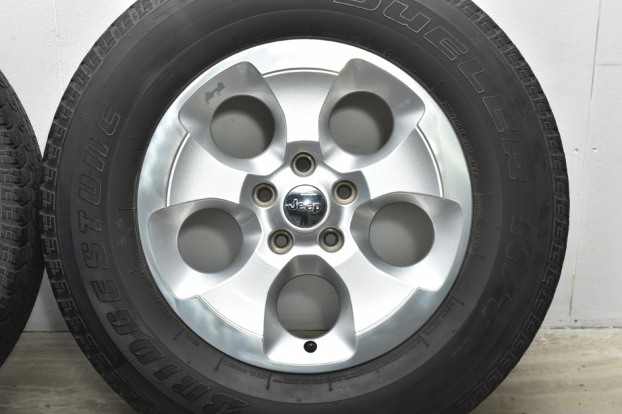 T*a様 ラングラー　アンリミテッド　純正ホイール　255/70R18 新車外し 2018年製】ジープ JL ラングラー アンリミテッド