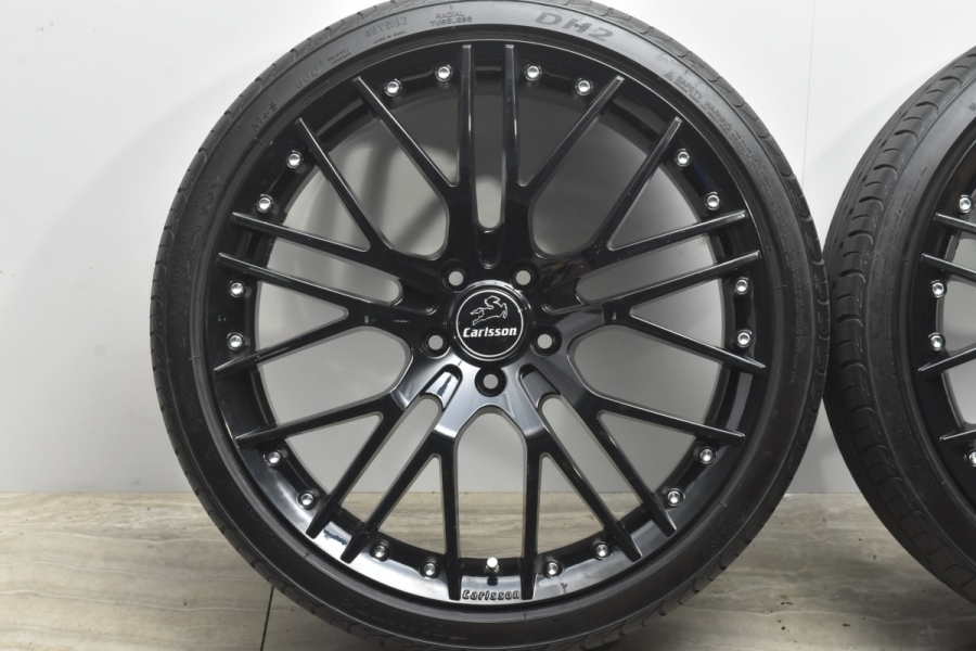 人気ホイール】カールソン 1/10X ブラックエディション 21in 9J +30 PCD120 デリンデ DH2 245/35R21 レクサス  LS460 LS600h 中古 タイヤホイールセット | パーツ販売ナンバーワン