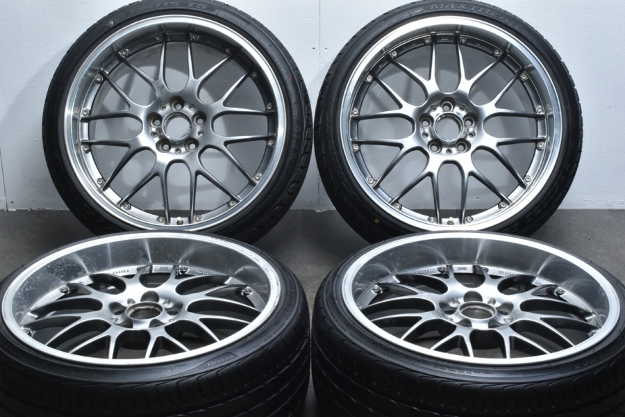 鍛造 リペアベースに】BBS RS-GT RS968 20in 9.5J +38 PCD114.3 235/35R20 245/35R20 バリ溝  GS RC IS セルシオ カムリ オデッセイ 中古 タイヤホイールセット | パーツ販売ナンバーワン