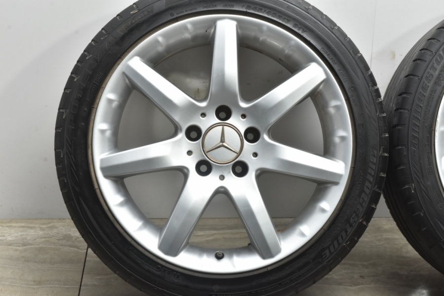 正規品】メルセデスベンツ W203 Cクラス 純正 17in 7.5J+37 8.5J