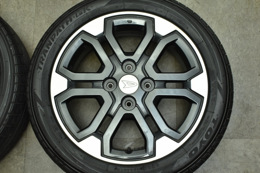 【程度良好品】ダイハツ ウェイク 純正 15in 4.5J +45 PCD100 トーヨー トランパス Lnk 165/55R15 タント ミラ  ムーヴ 流用 ノーマル戻し