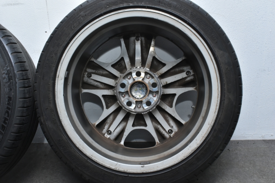 【良好品】レクサス SC430 純正 18in 8JJ +45 PCD114.3 ミシュラン パイロットスポーツ3 245/40R18 レクサス GS  流用 ノーマル戻し