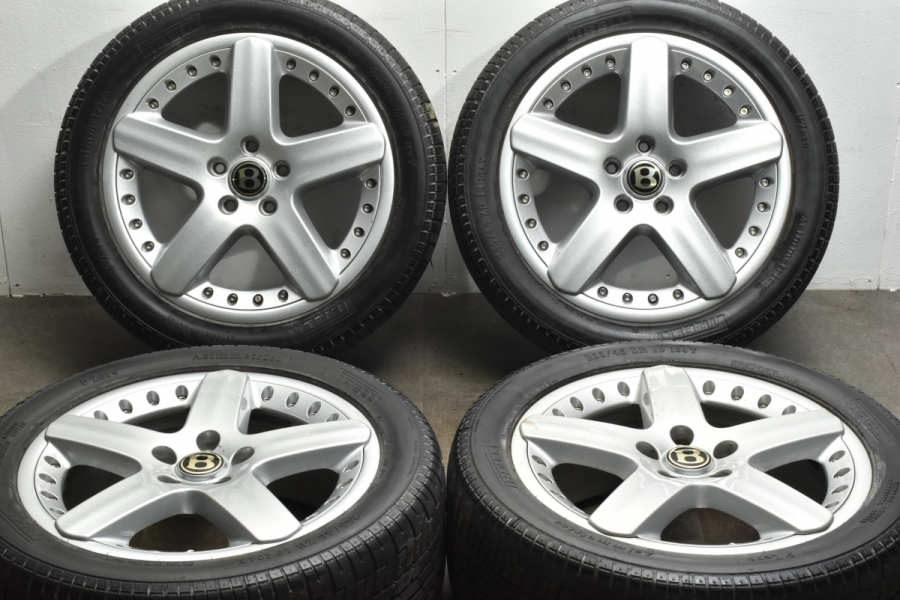 希少 正規品】ベントレー アルナージ 純正 19in 8J +61 PCD120 ピレリ P-ZERO 255/45R19 品番:PD105935PA  2ピース ノーマル戻し 中古 タイヤホイールセット | パーツ販売ナンバーワン