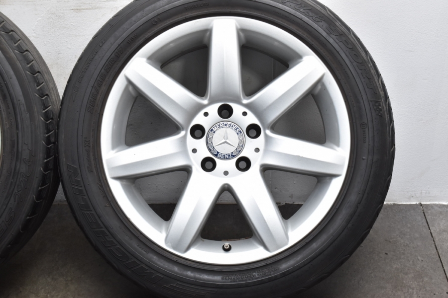 ホイールのみ販売可能】メルセデスベンツ R230 SLクラス 純正 17in 8.5 