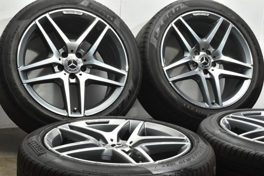 【正規品】メルセデスベンツ W222 Sクラス 純正 19in 8.5J 9.5J+38 PCD112 ピレリ P-ZERO 245/45R19  275/40R19 MO ノーマル戻し