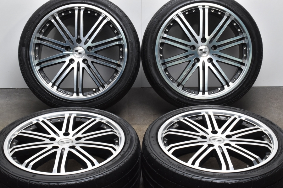 ホイールのみ可】S-HOLD 18in 7.5J +55 PCD114.3 トライアングル TR967