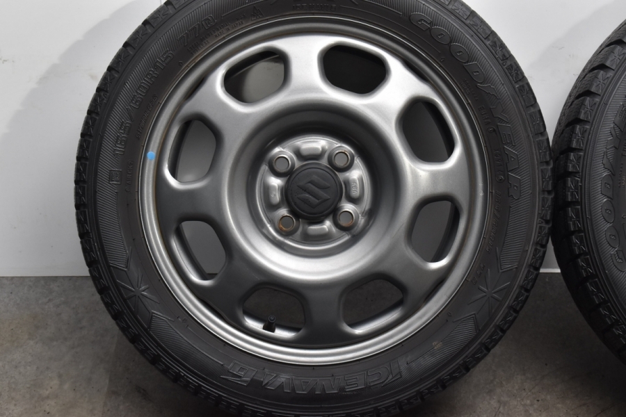 安心の純正！　希少！　165/60R15 ハスラー　KEI 車検用等に】スズキ ハスラー 純正 15in 4.5J +45 PCD100