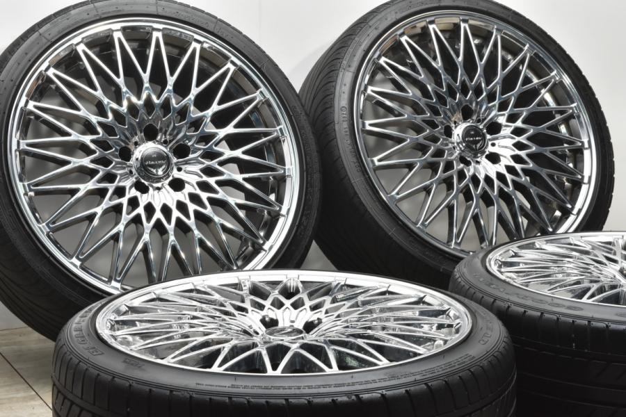 程度良好品】ロクサーニ パヴォーネ 20in 8.5J +35 PCD114.3