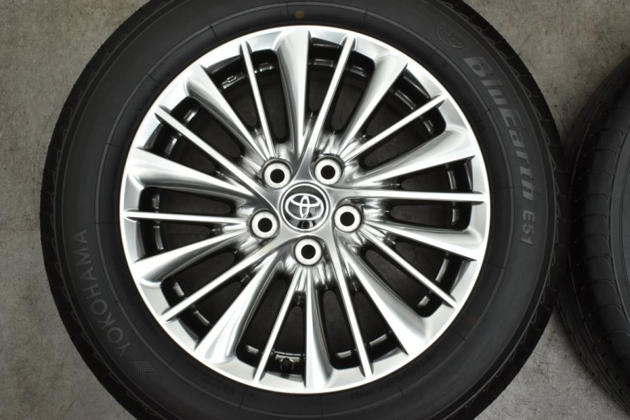 ハ*ト様 【美品】アルファード30系 純正 17インチ バリ溝タイヤ付き 4本手 2022年製 新車外し バリ溝 美品】トヨタ 30 アルファード ヴェル