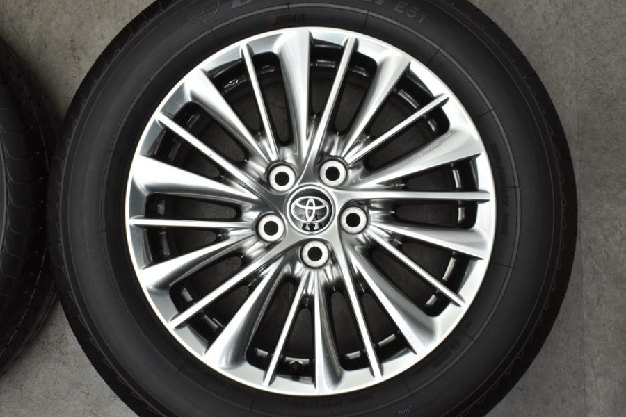 バリ溝！24年！キレイ！9.5分以上★30 アルファード 等225/60R17 2022年製 新車外し バリ溝 美品】トヨタ 30 アルファード ヴェル