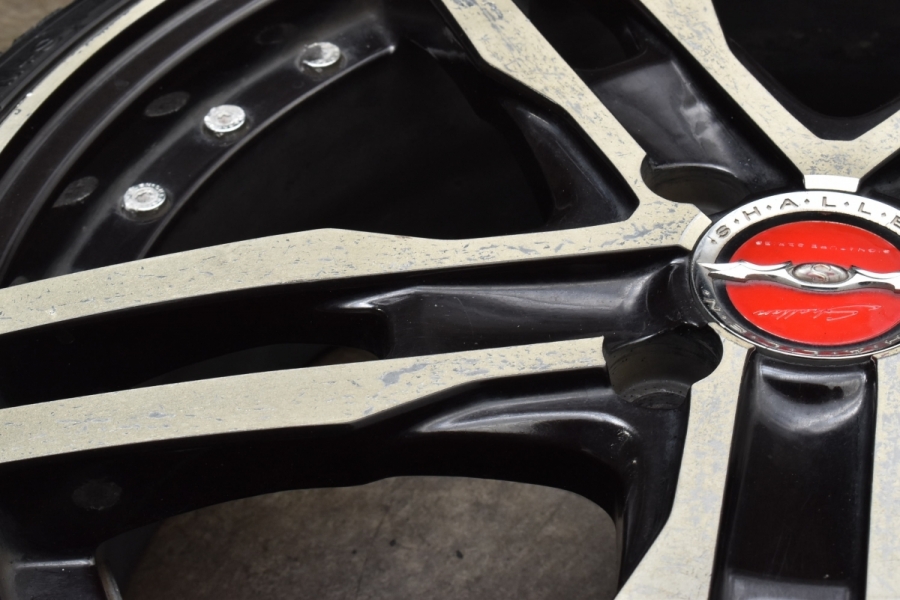 軽自動車用】AME SHALLEN XF-55 17in 5.5J +48 PCD100 ナンカン 165 