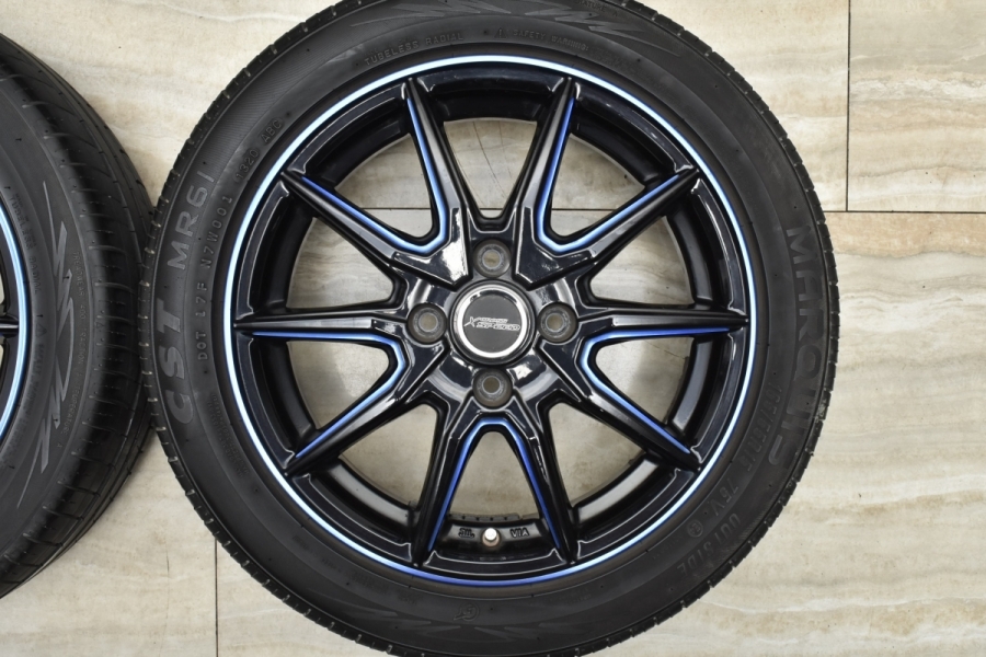 2020年製 バリ溝 美品】クロススピード 15in 4.5J +45 PCD100 165