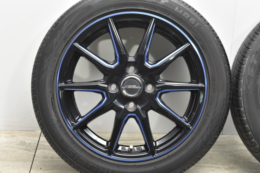 2020年製 バリ溝 美品】クロススピード 15in 4.5J +45 PCD100 165/55R15 N-BOX N-ONE デイズ ルークス  アルト ソリオ ウェイク 軽自動車 中古 タイヤホイールセット | パーツ販売ナンバーワン