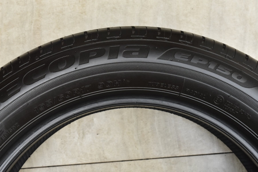 ①中古 バリ山 195/60R17 ブリヂストン エコピア EP150 4本 ①中古 バリ山 195/60R17 ブリヂストン エコピア EP150 4本 BS
