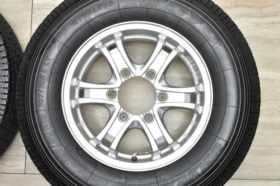 バリ溝 美品】WEDS KEELER FORCE 15in 5.5J +42 PCD139.7 6穴 トーヨー