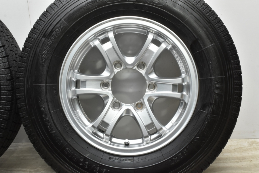 バリ溝 美品】WEDS KEELER FORCE 15in 5.5J +42 PCD139.7 6穴 トーヨー
